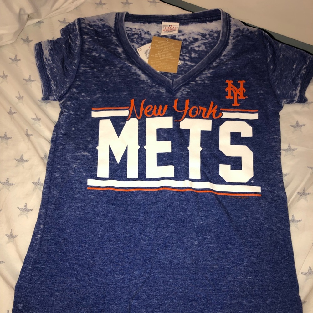 NY mets acid t-shirt